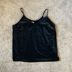 A New Day - velvet tank top